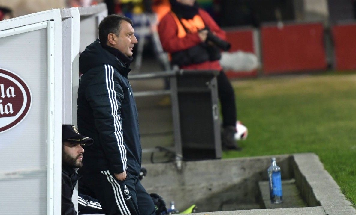 Partido entre Pontevedra y Real Madrid Castilla en Pasarón