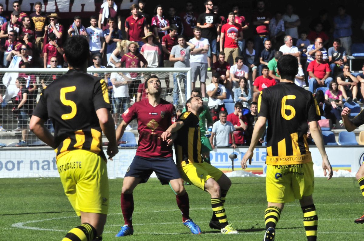 Partido entre Pontevedra e Portugalete en Pasarón