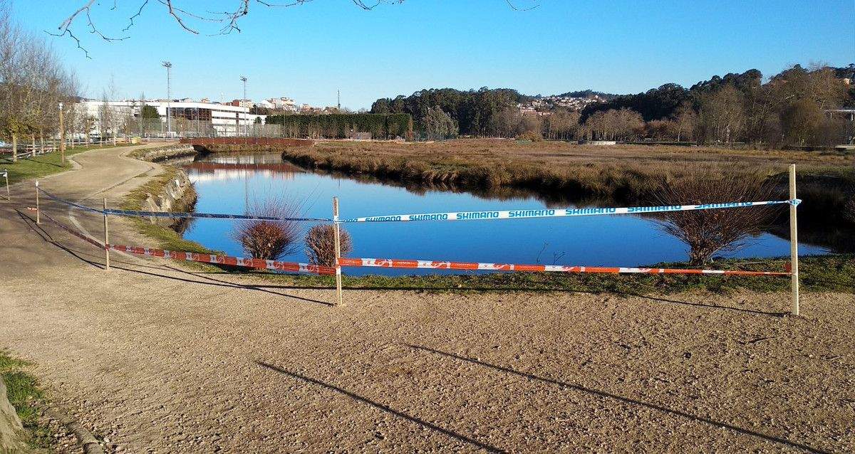 Circuíto do Campionato de España de Ciclocrós na Illa das Esculturas