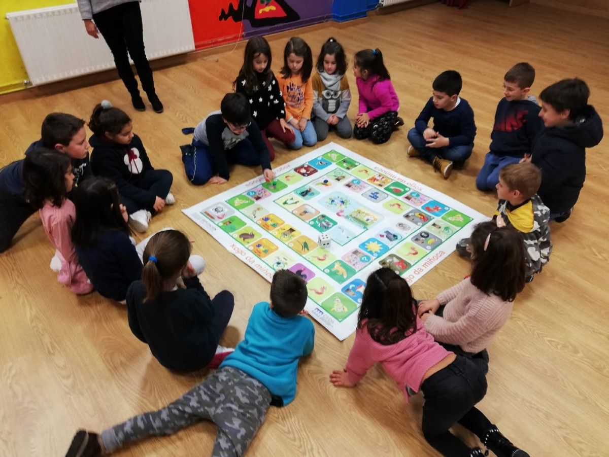 O "Xogo da miñoca" no CEIP Pedro Antonio Cerviño de Campo Lameiro