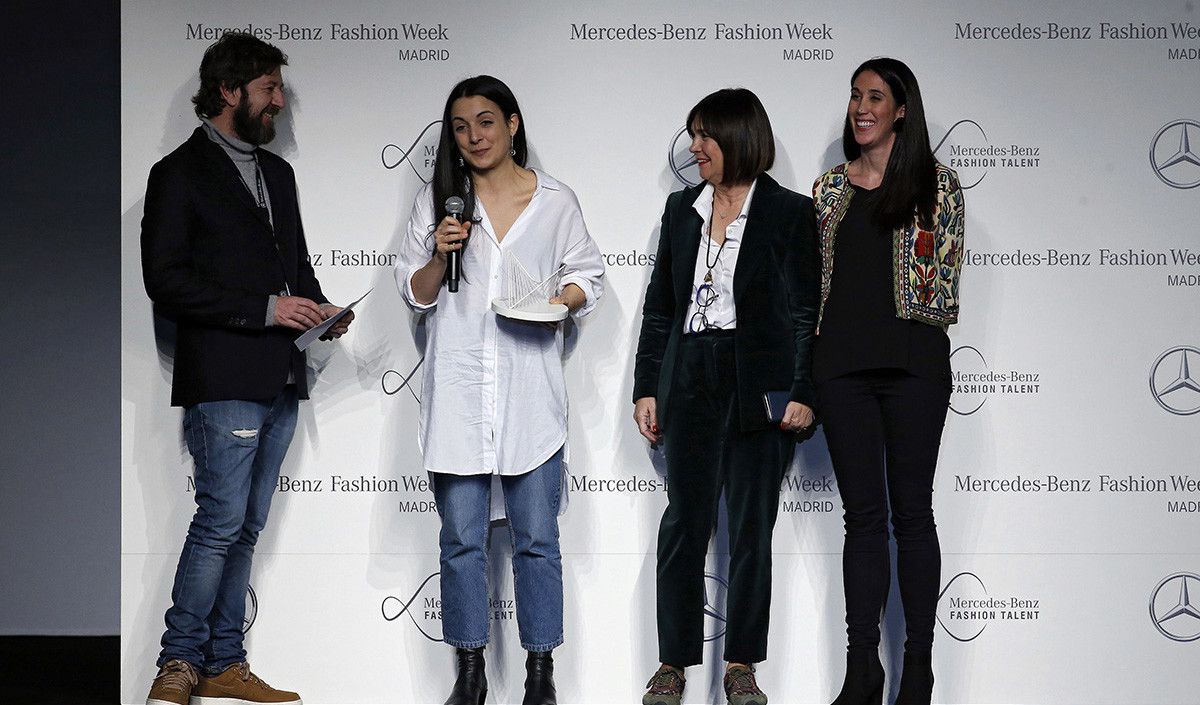 Melania Freire, na Mercedes-Benz Fashion Talent 2019