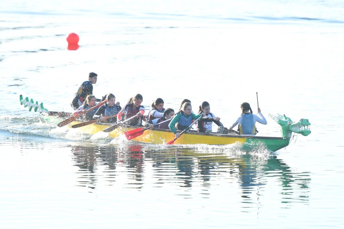 Segundo Festival 'Dragon Boat' no río Lérez en xaneiro de 2019