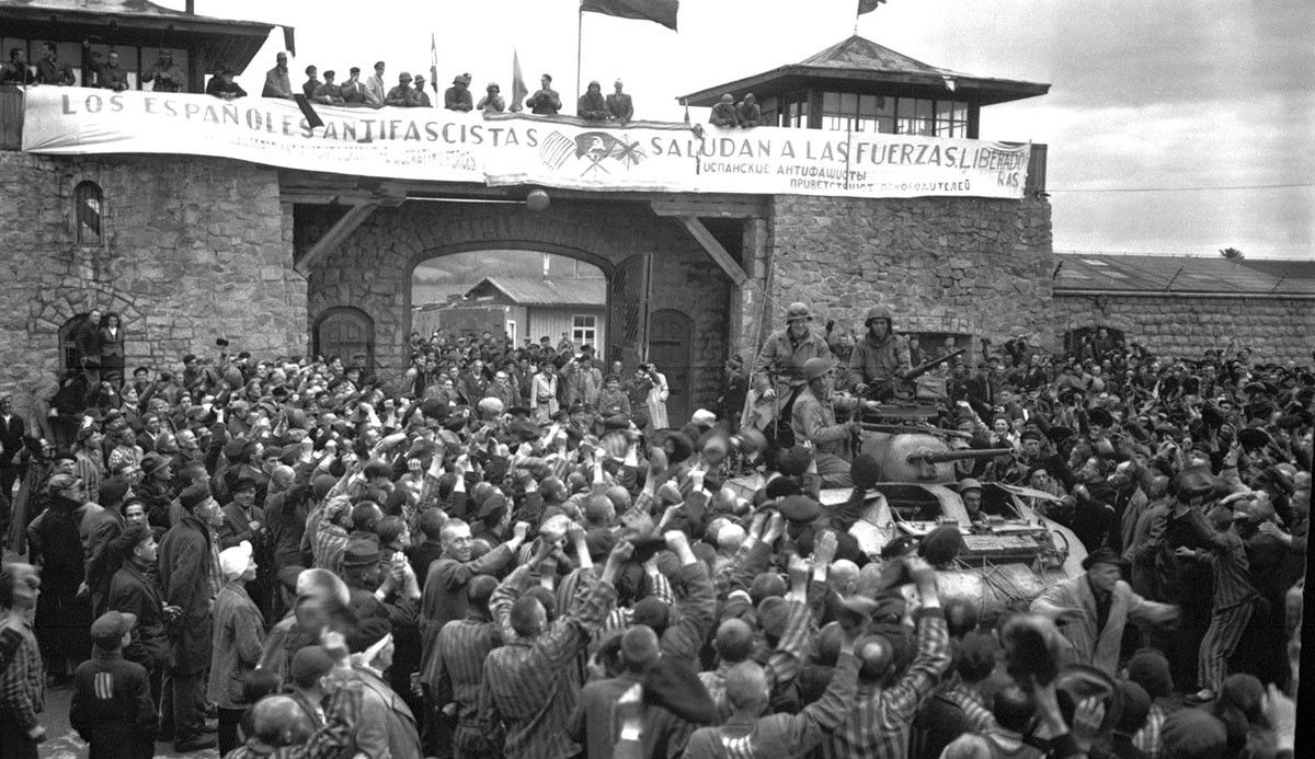 Liberación de los presos del campo de Mauthausen