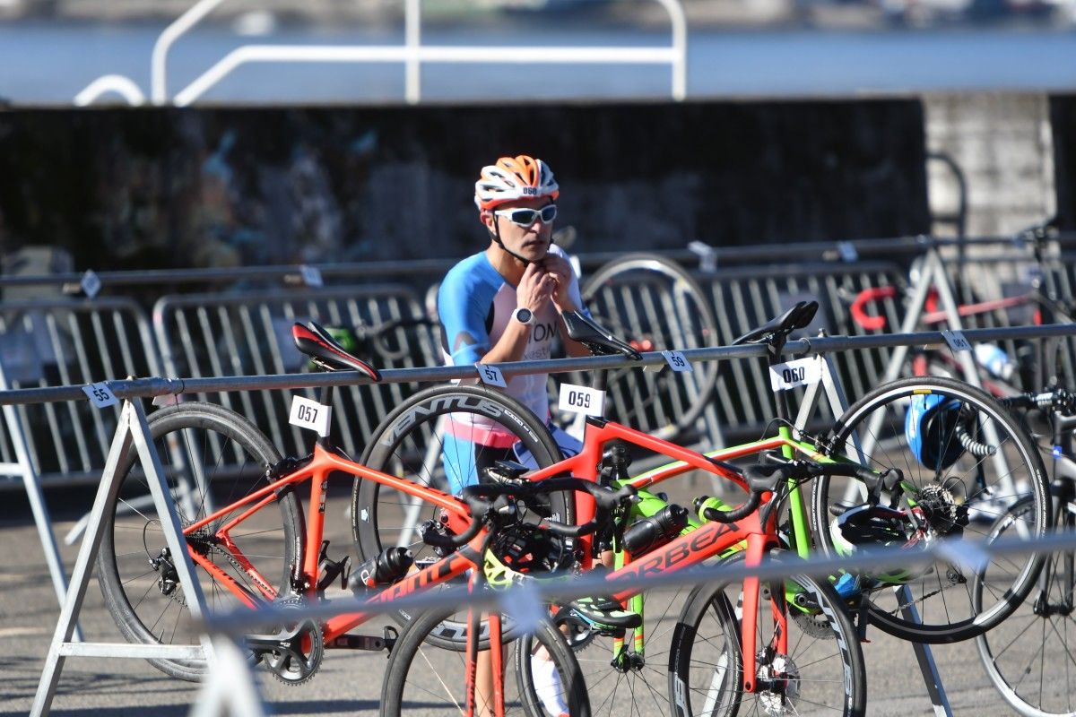 Alrededor de 150 participantes en la primera edición del Duatlón de Poio