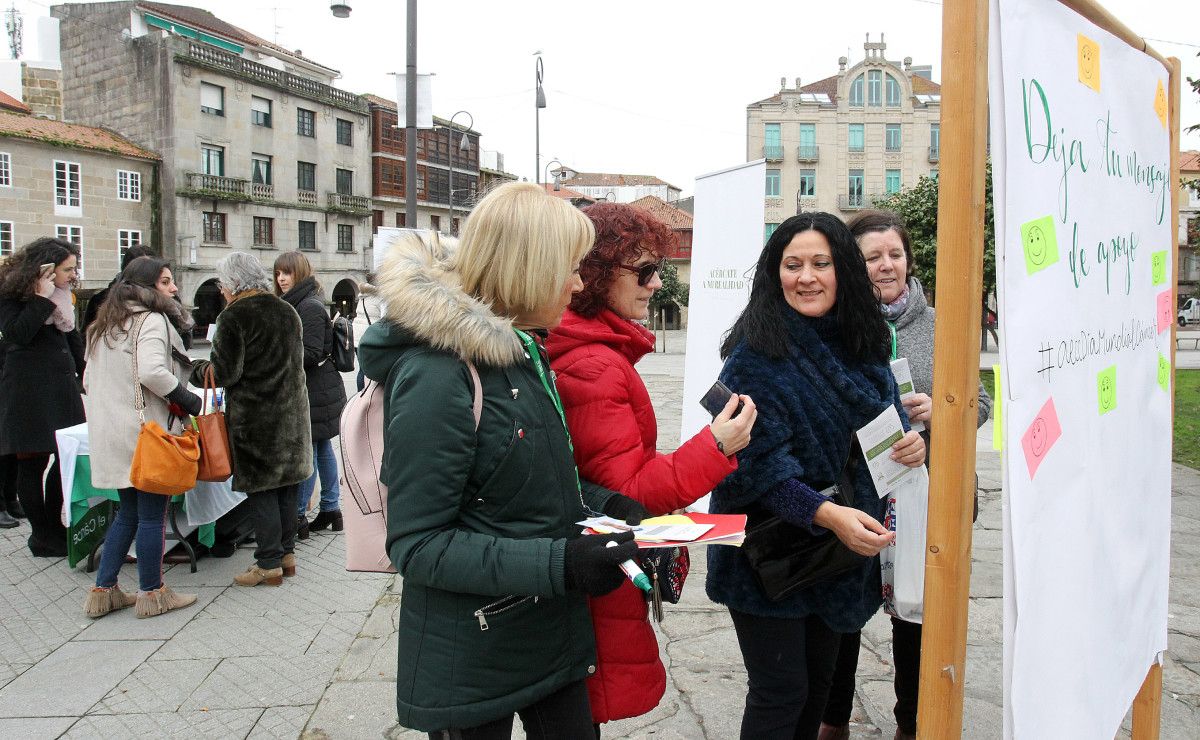 Conmemoración do Día Mundial contra o Cancro en Pontevedra