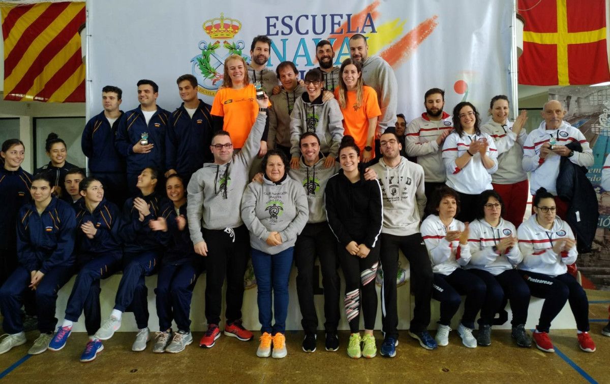 Podio del VIII Trofeo Memorial Gerardo Steudel de natación