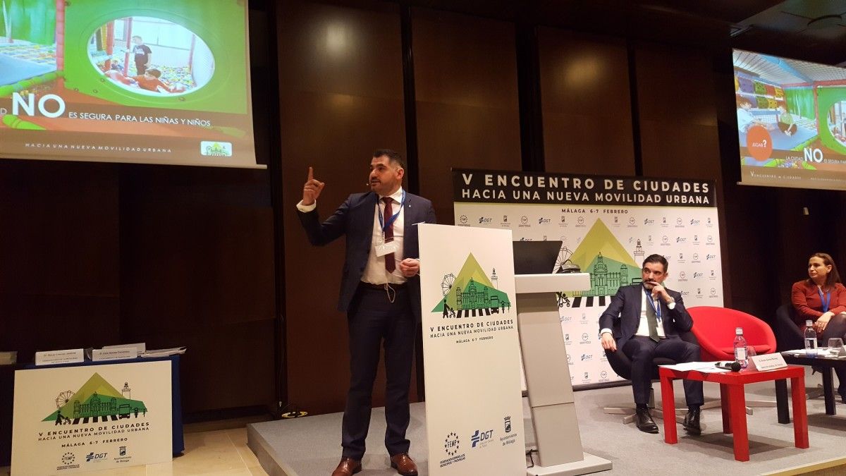 Participación de Uxío Benítez no V Encontro de Cidades de Málaga
