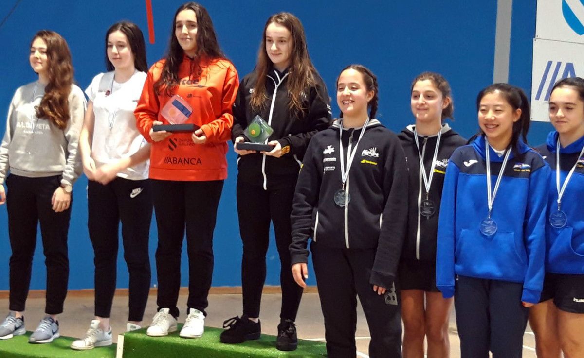 Natalia Murio en el Máster de Bádminton de A Coruña
