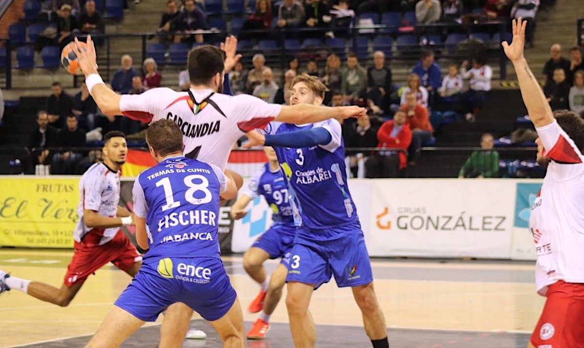 Partido entre BM Logroño e Teucro
