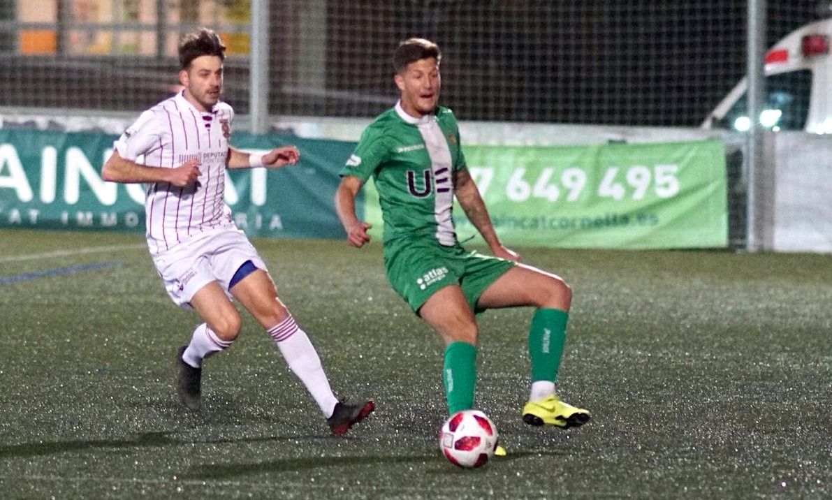 Partido entre Cornellà y Pontevedra en Copa Federación