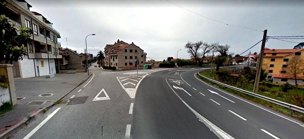 Punto de acceso a Areas, en Sanxenxo