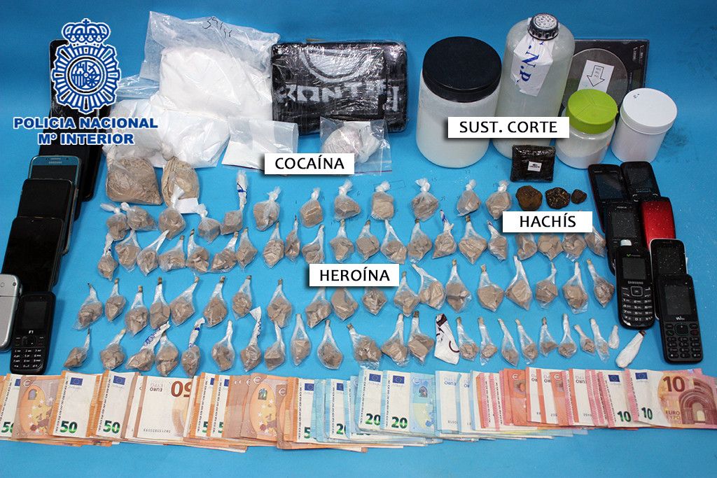 Droga intervida na operación Gepetto