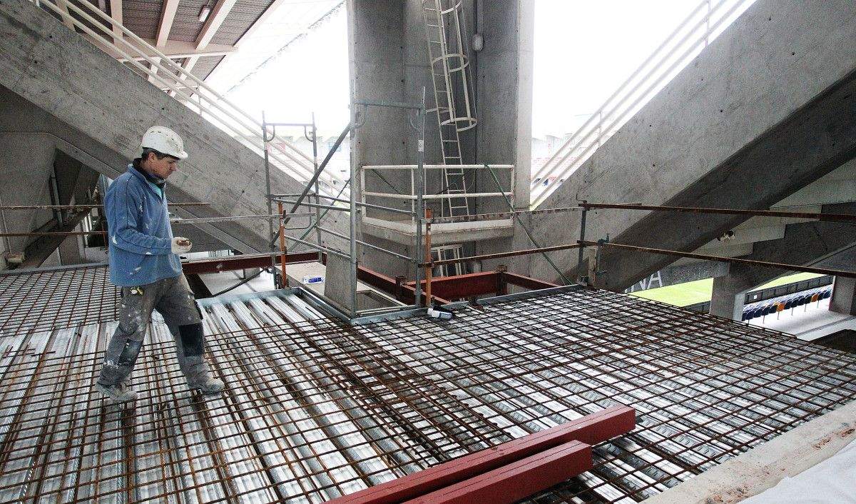 Obras para a creación do Centro social do Burgo en Pasarón