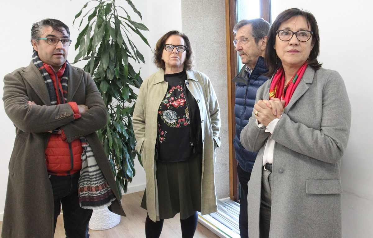 Visita da delegada do Goberno para o Plan Nacional sobre Drogas ao Pazo Vista Real