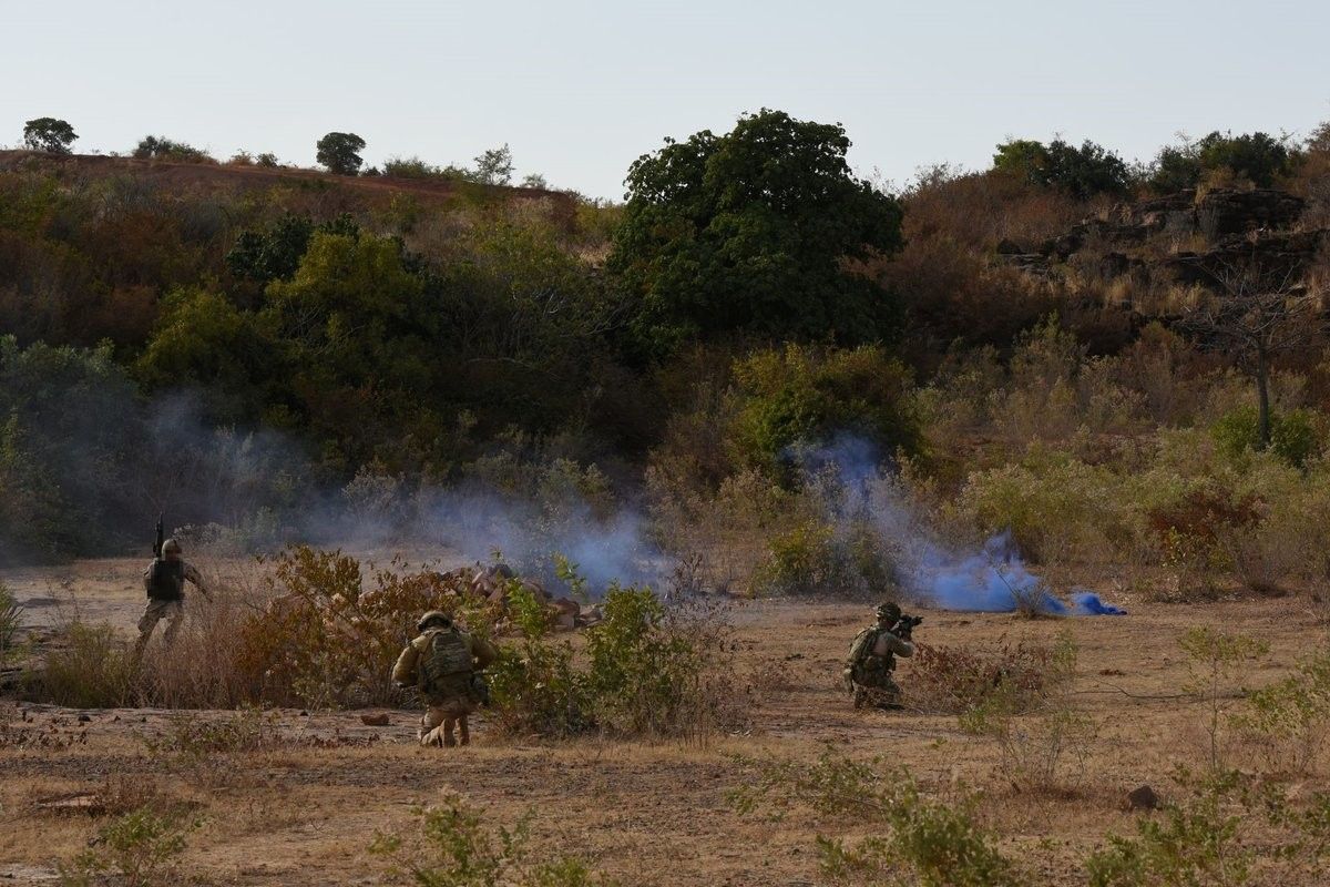Exercicios dentro da misión EUTM Mali na que está despregada a Brilat