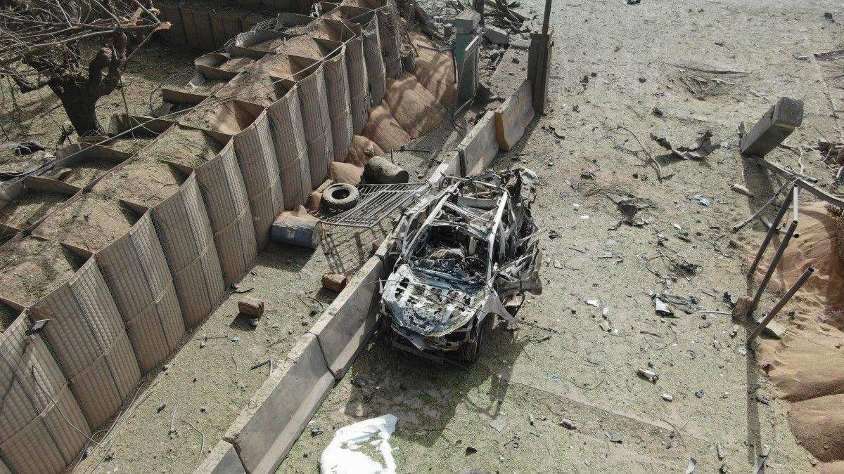 Vehículo implicado no ataque terrorista