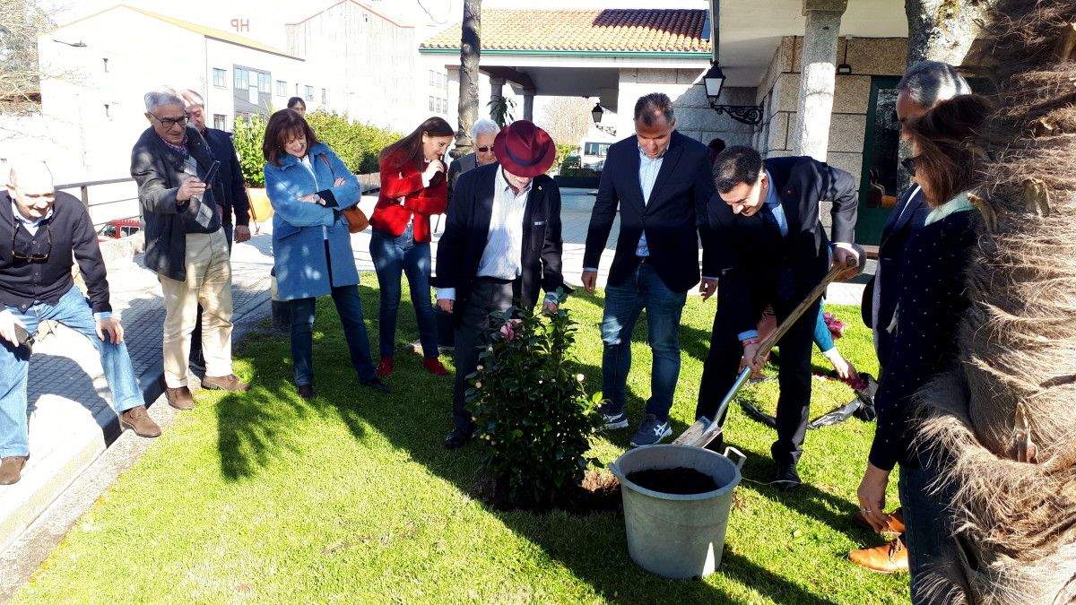 Visita del conselleiro de Cultura al albergue de peregrinos de Pontevedra