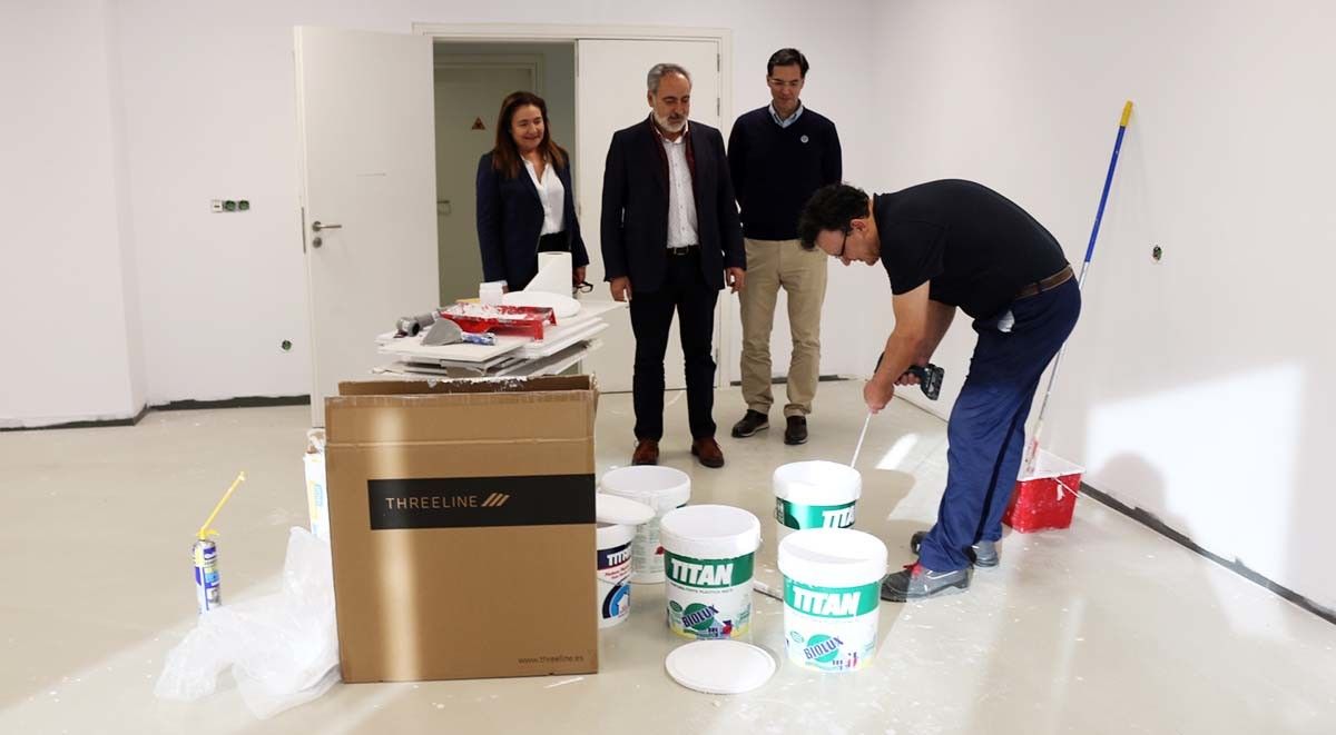 Obras de acondicionamento das oficinas de Consumo