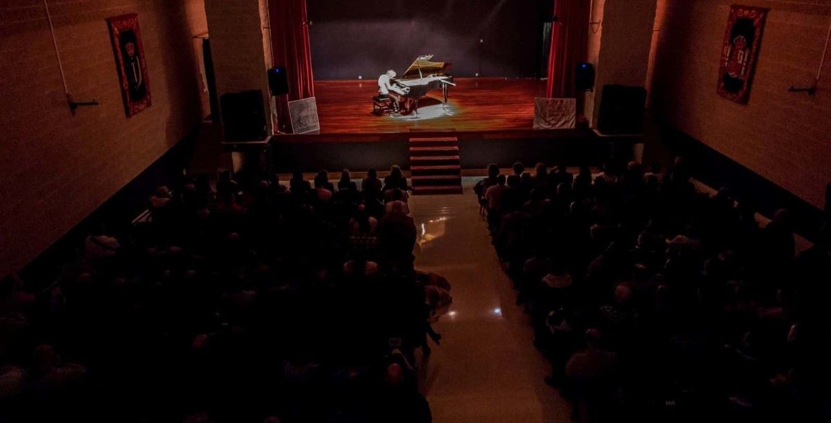James Rhodes, no seu concerto no cárcere da Lama