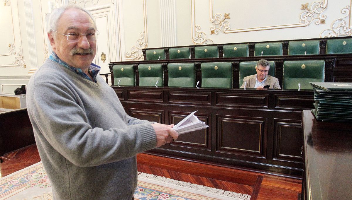 El vicepresidente de la Deputación y portavoz del BNG, César Mosquera