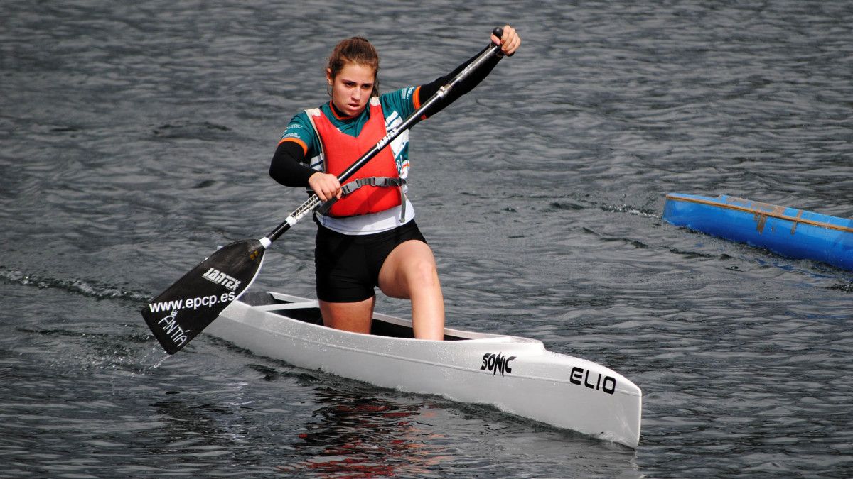 Antía Otero, no Campionato Galego de Xóvenes Promesas de piragüismo