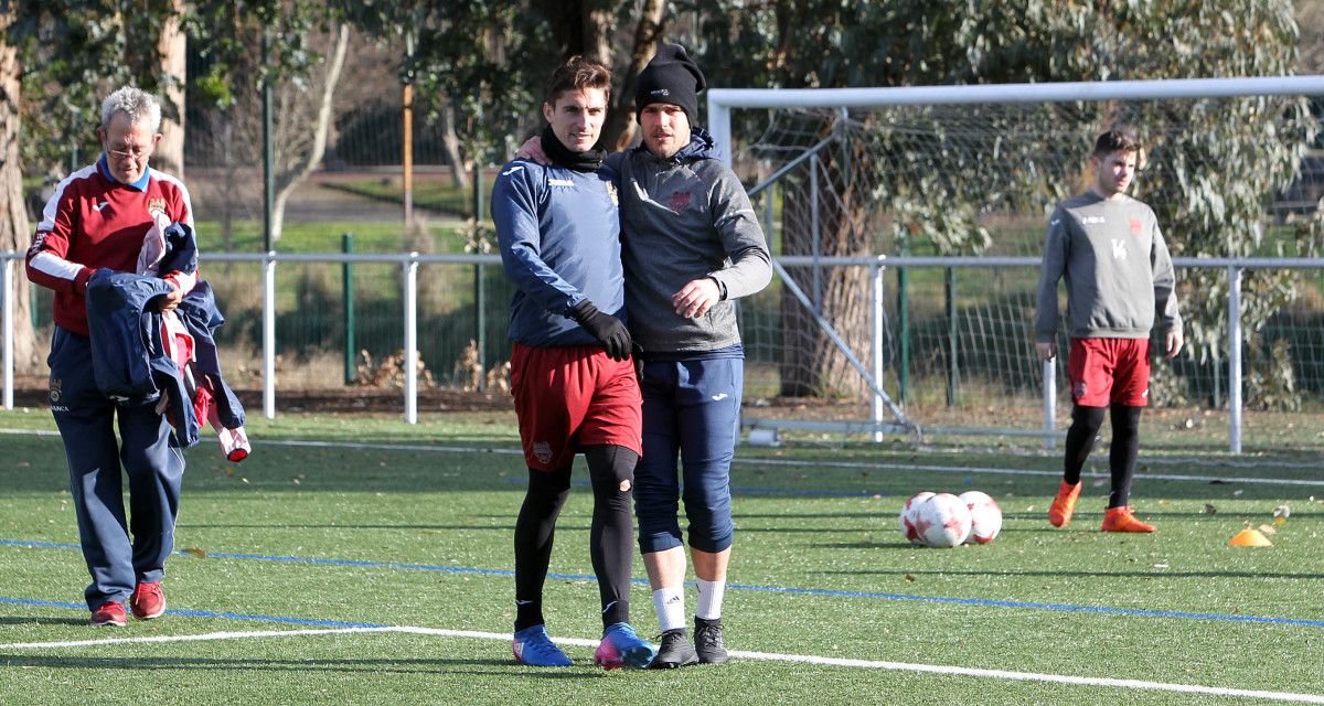 Entrenamiento del Pontevedra en A Xunqueira