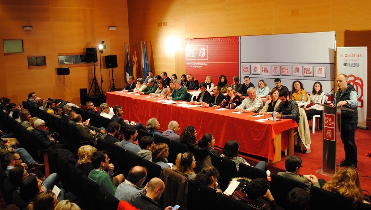 Comité provincial del PSOE en Pontevedra