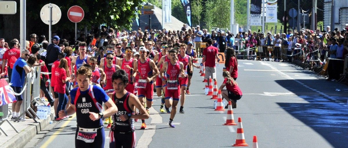 Competición dos Grupos de Idade no Mundial de Dúatlon