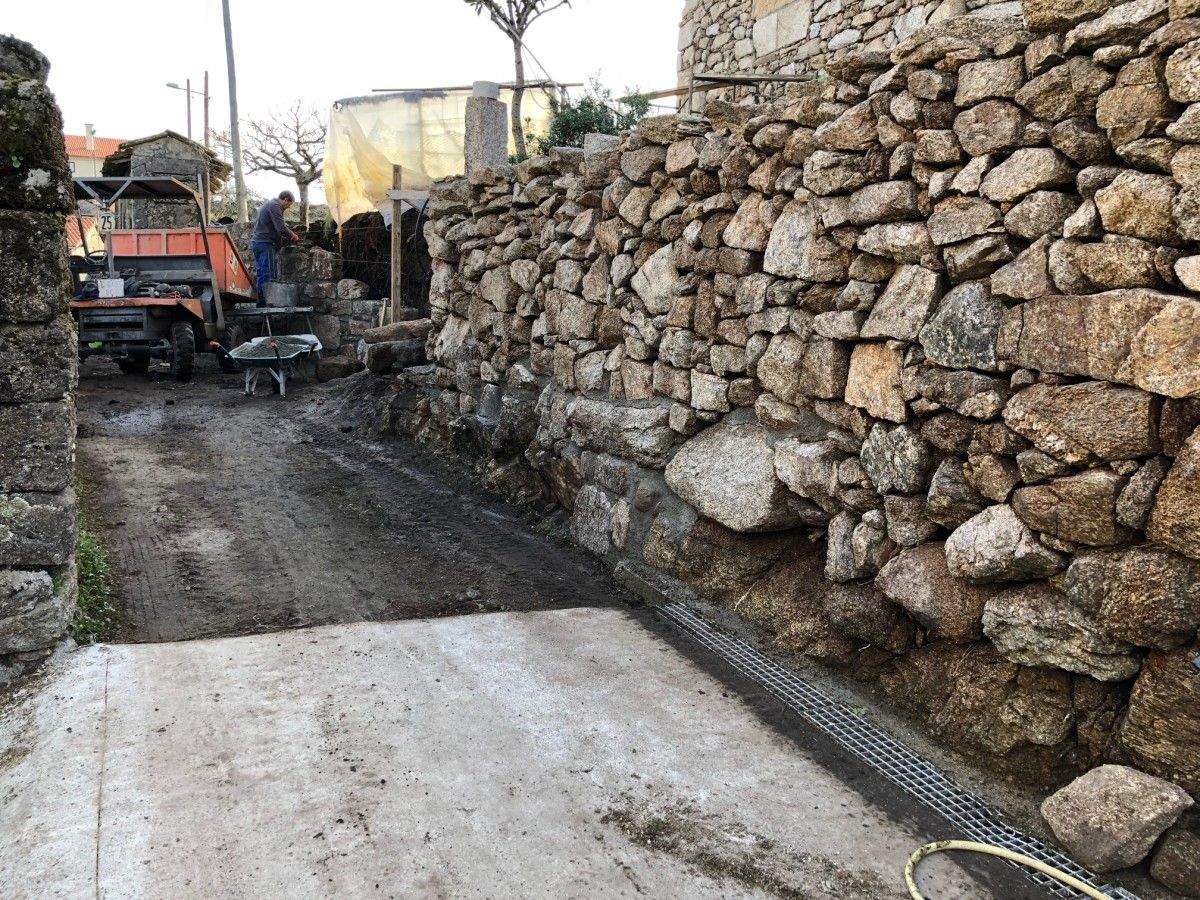 Obras en Chamadoira, Cerdedo-Cotobade