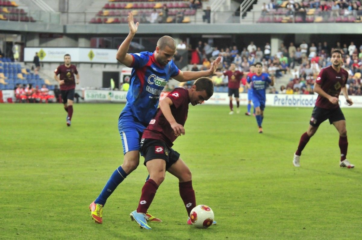 Partido entre Pontevedra y Atlético Granadilla en Pasarón