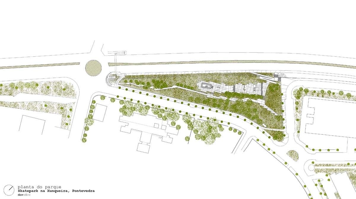 Proxecto definitivo del skatepark de Pontevedra