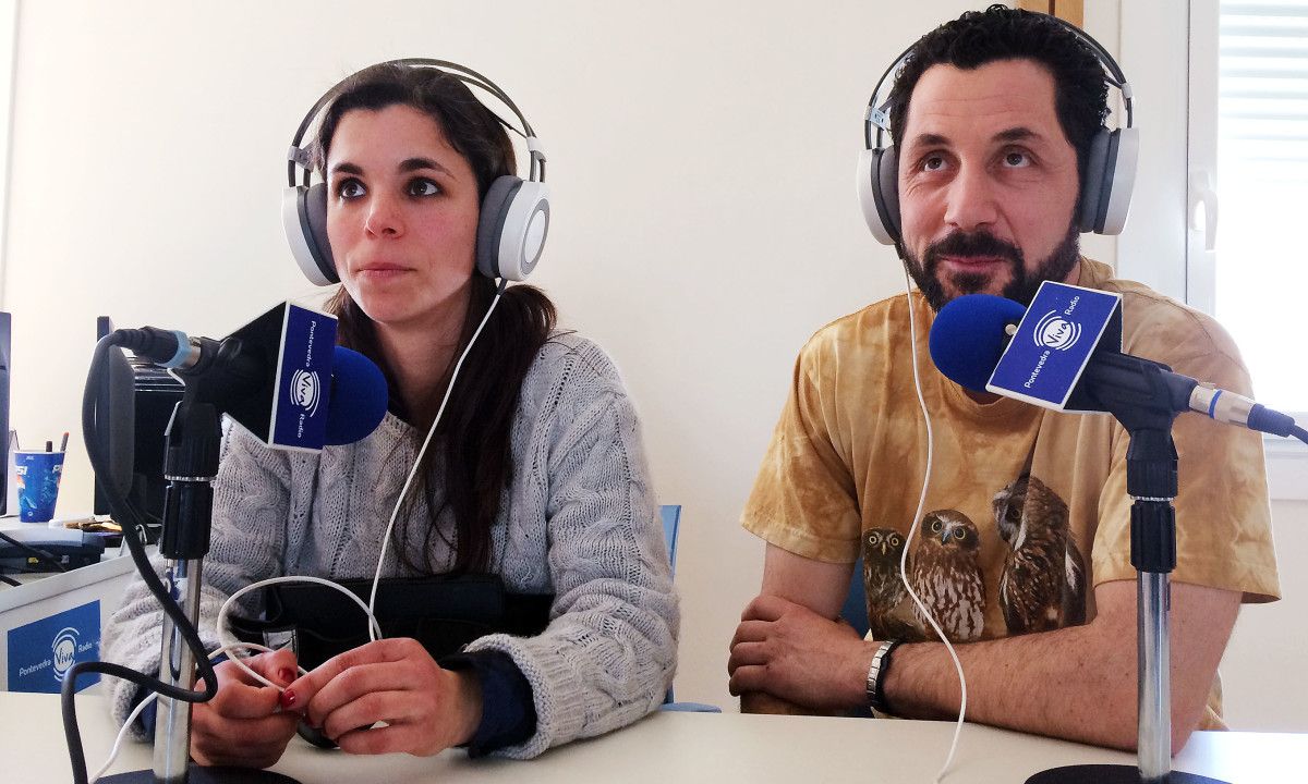 Fátima Otero e Roberto Díaz, presidenta e socio de AECAM Galicia