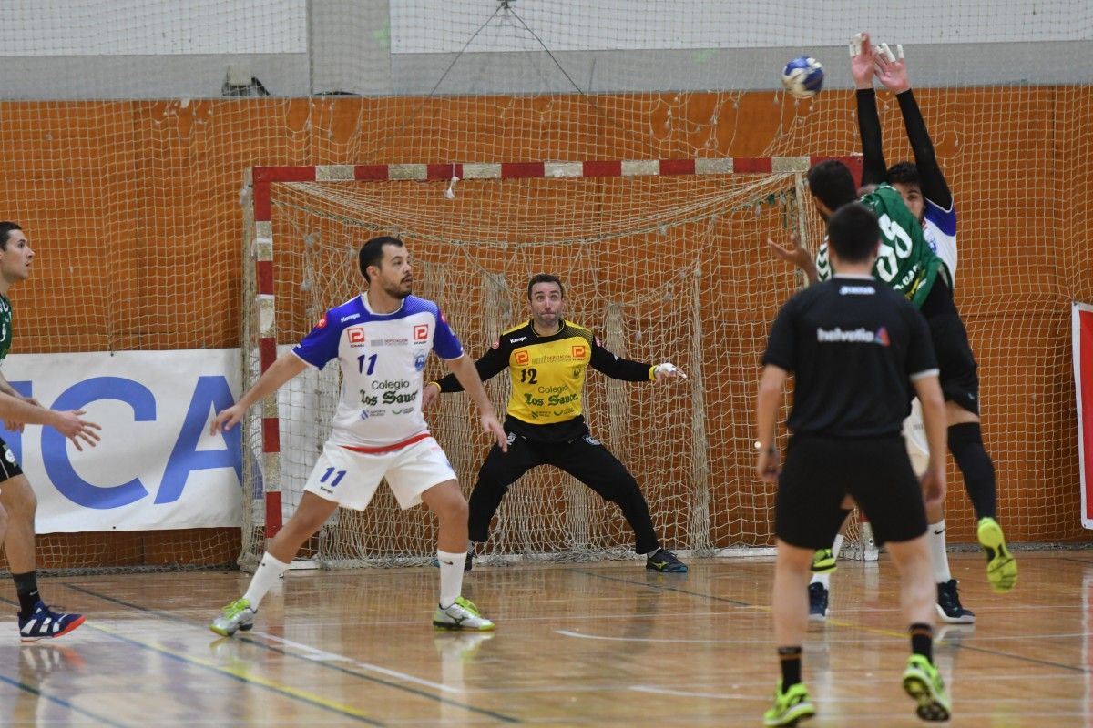 Jorge Villamarín no partido ante Los Dólmenes no CGTD de Pontevedra