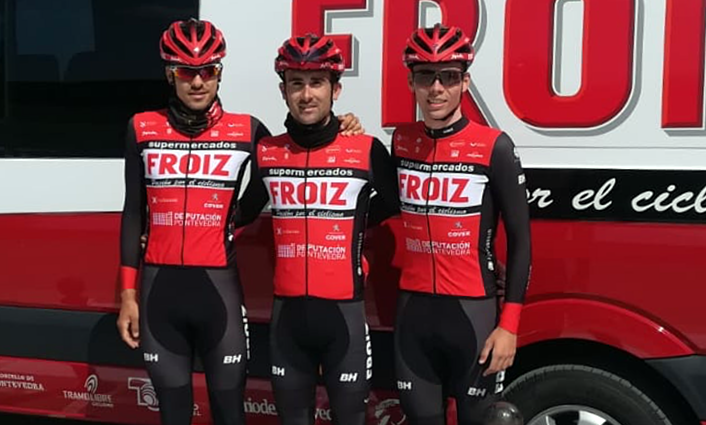 Ciclistas do Froiz na Clásica de Torredonjimeno