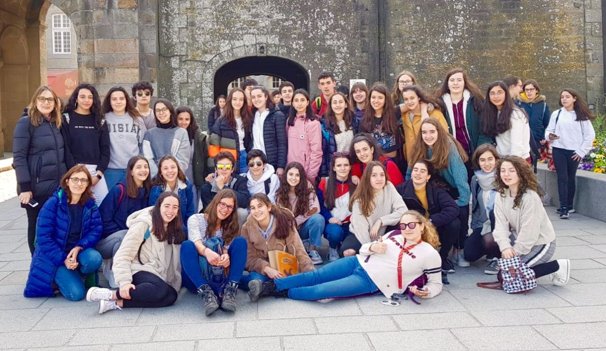 Alumnos de 3º y 4º de la ESO del Instituto Valle Inclán