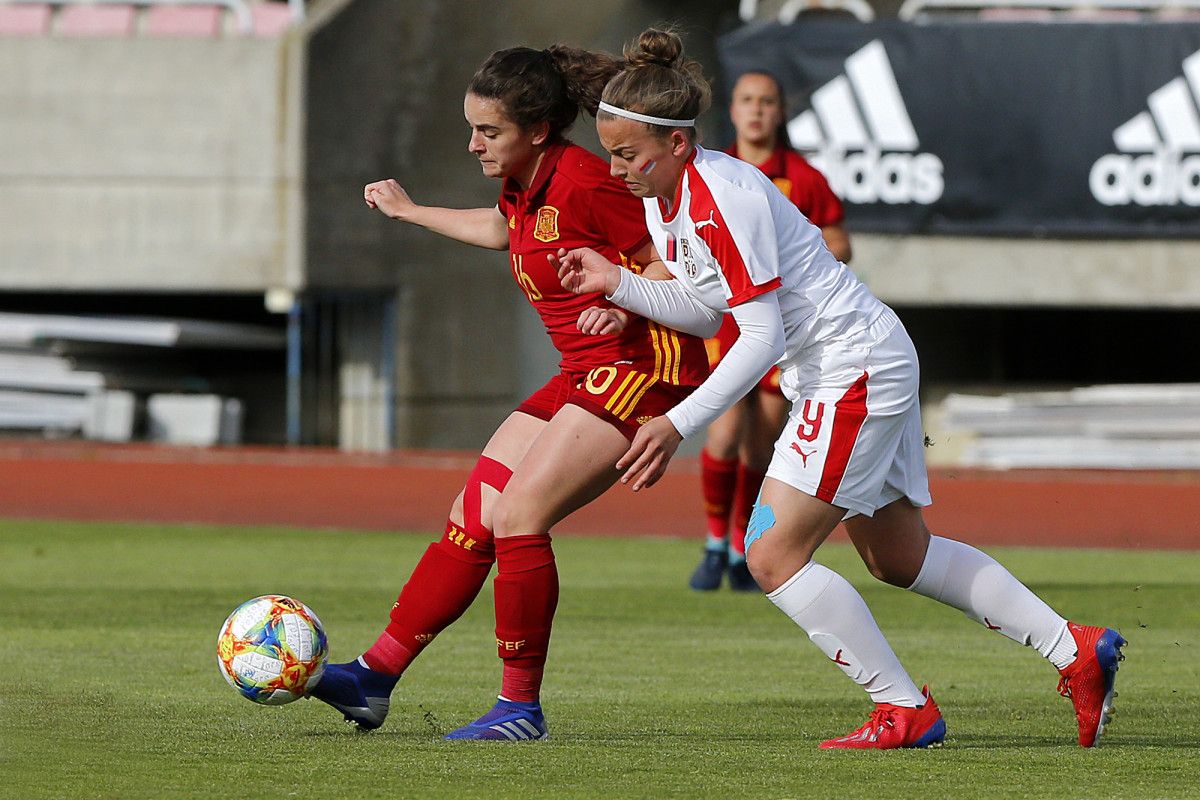Teresa Abelleira coa Selección Española Sub-19