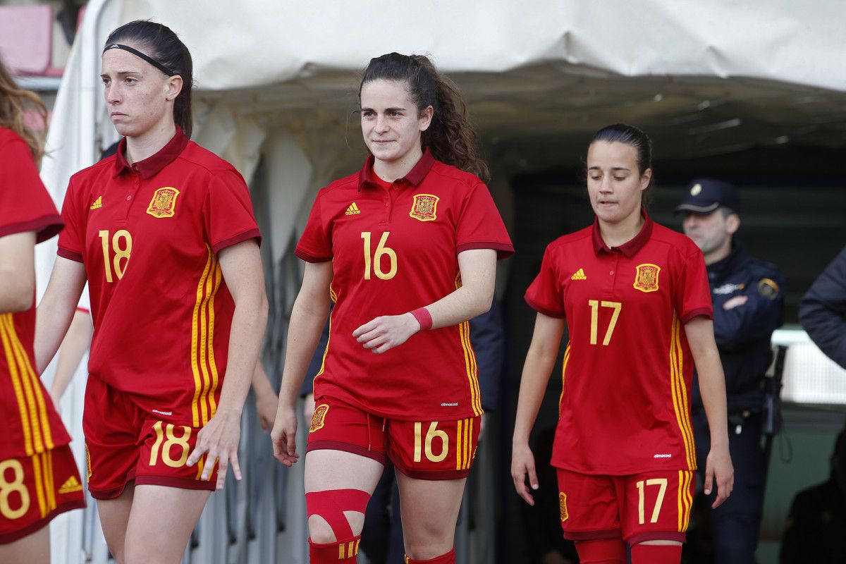 Teresa Abelleira con la Selección Española Sub-19