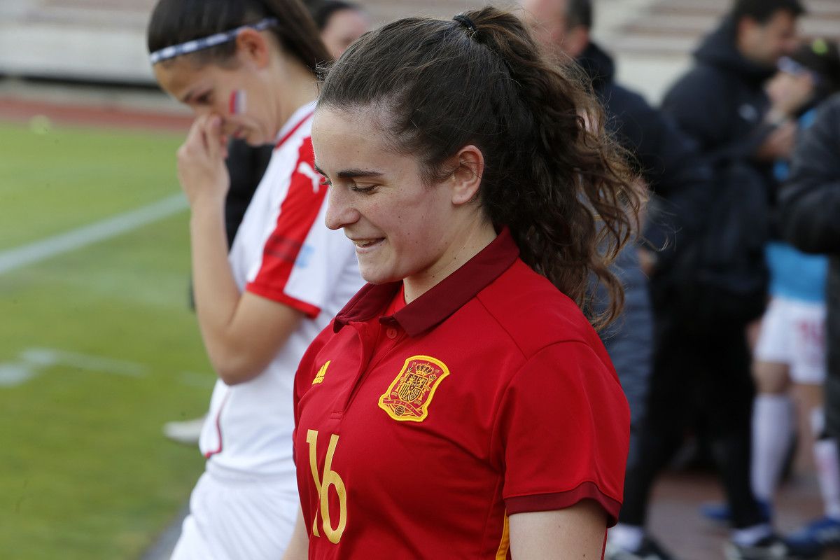Teresa Abelleira coa Selección Española Sub-19
