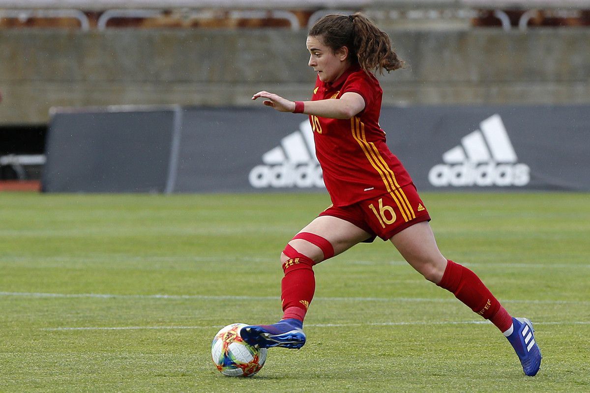 Teresa Abelleira con la Selección Española Sub-19