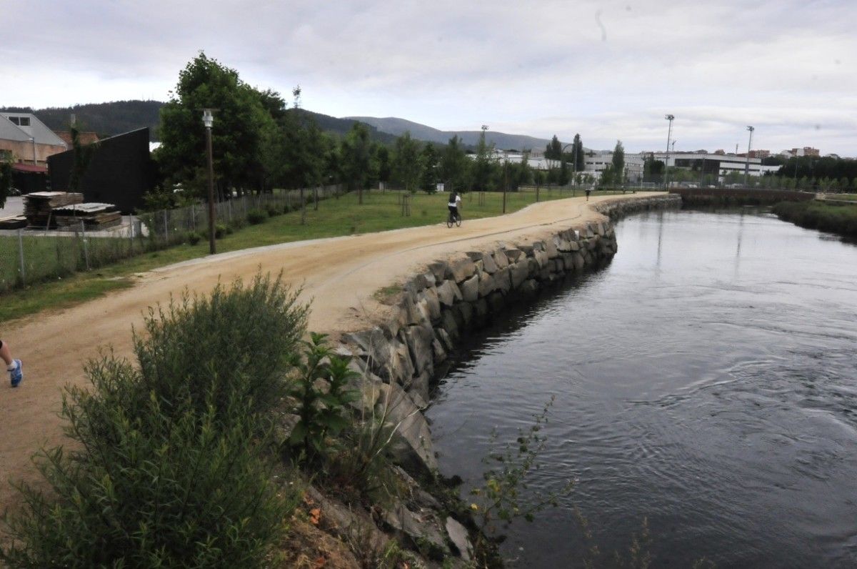 Zona de la Illa das Esculturas en la que se localizó flotando un cadáver