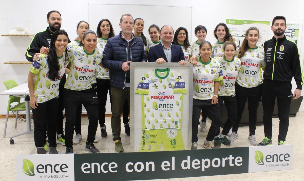 Recepción ao Poio Pescamar en Ence