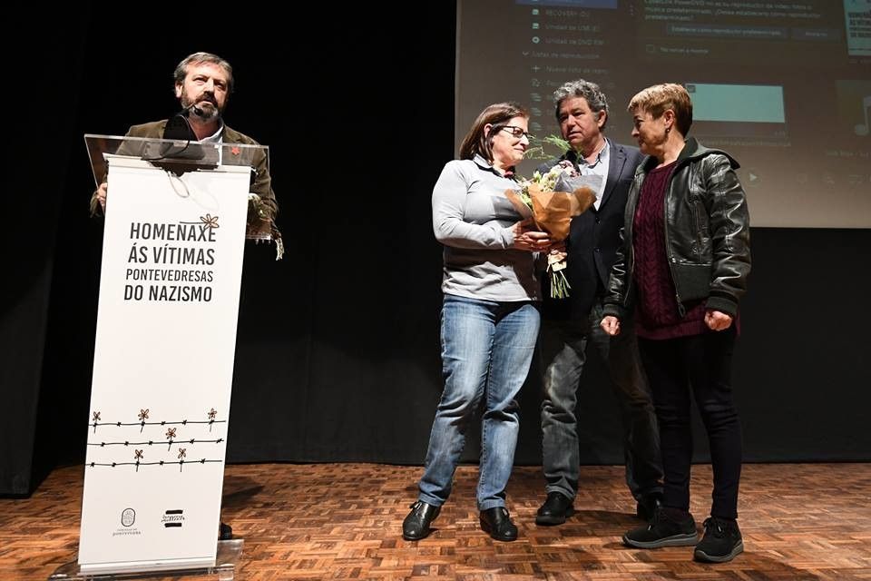 Acto de homenaxe aos pontevedreses vítimas do nazismo