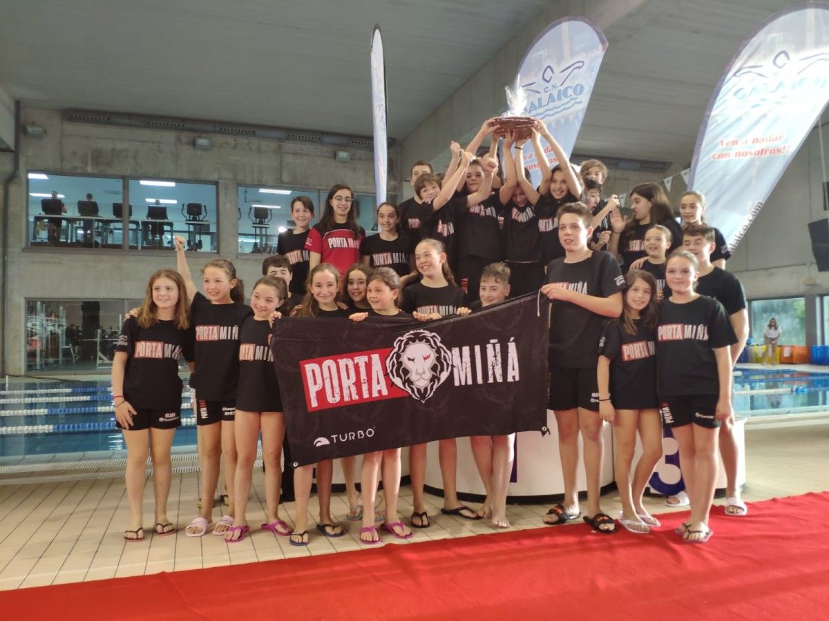 O Portamiña de Lugo, vencedor do Trofeo Promesas do Lérez de natación