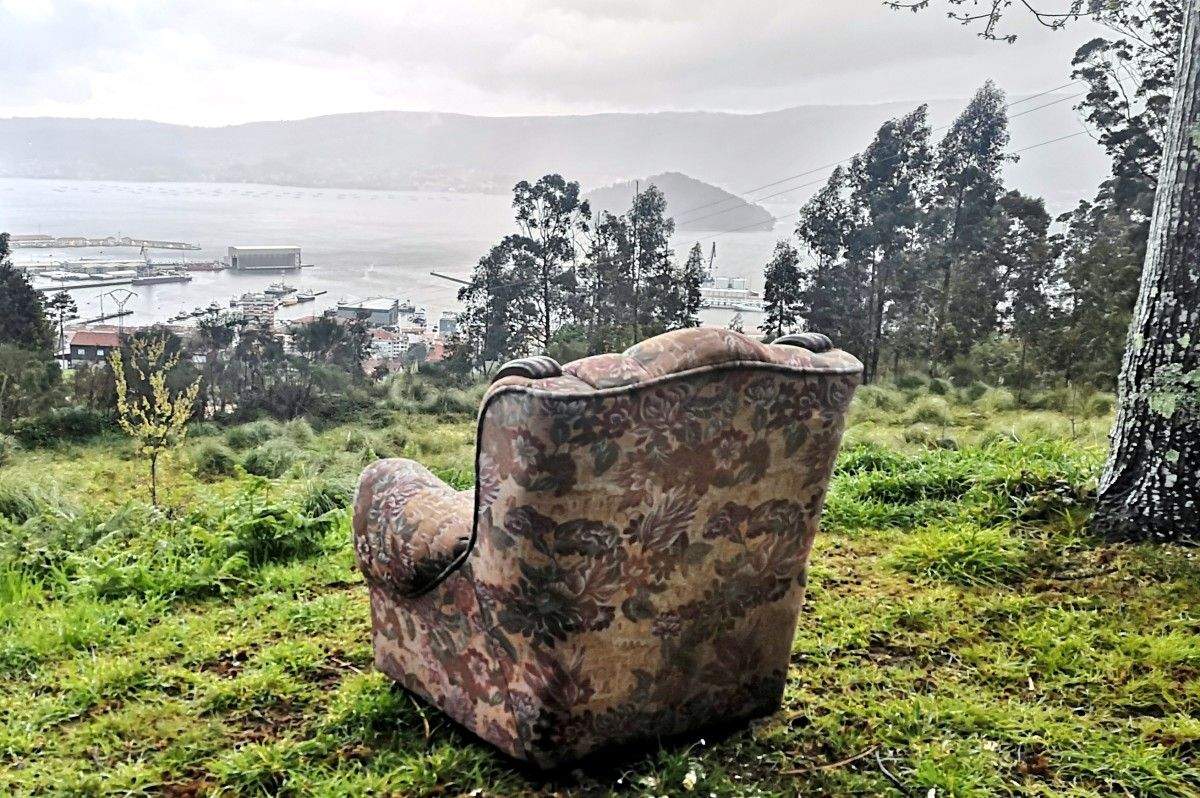 Sofá en el Monte Pituco