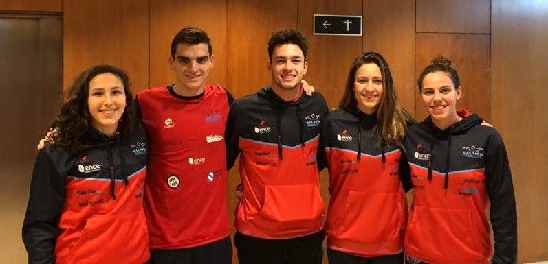 Deportistas del Galaico en el Campeonato de España Open en Sabadell