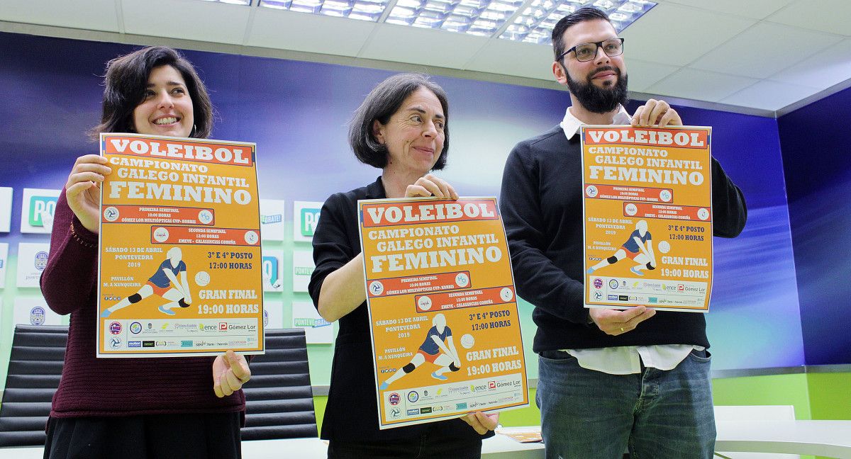 Presentación do Campionato Galego Infantil Feminino de voleibol