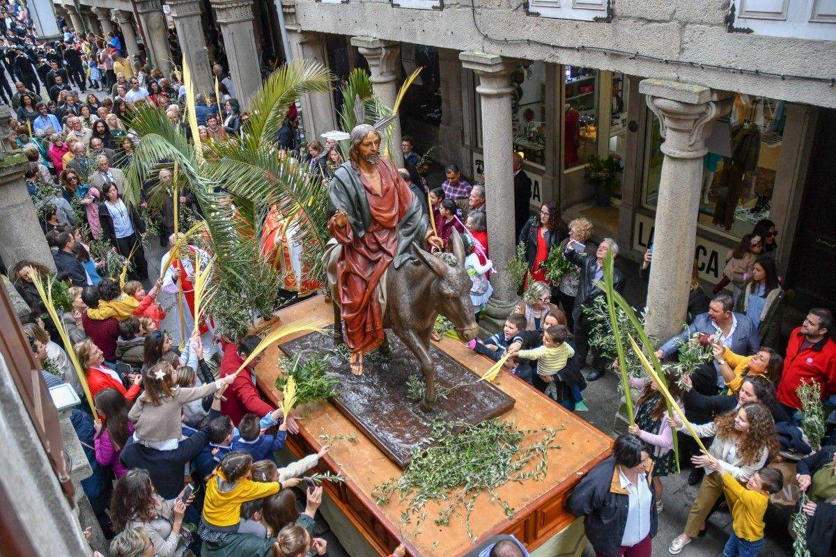 Procesión da 'Burriña' no Domingo de Ramos