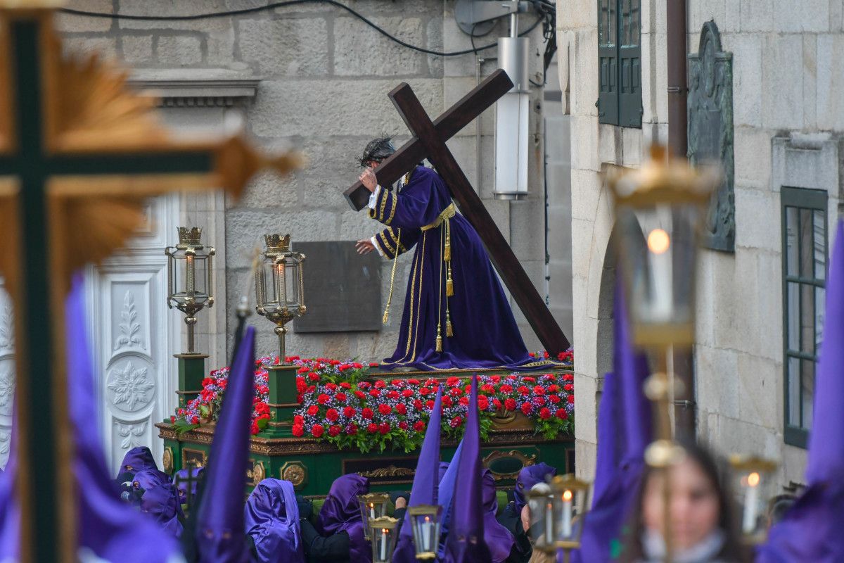 Procesión do Cristo das Caídas en Pontevedra