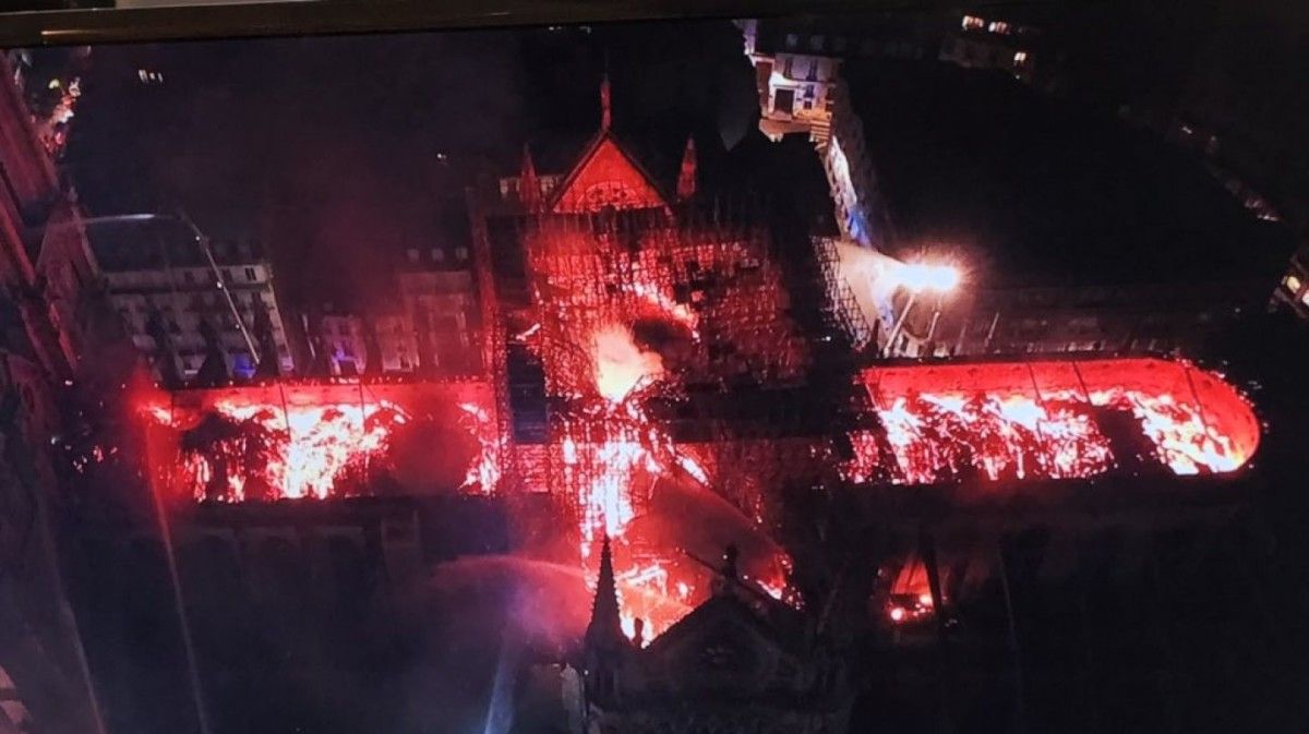 Incendio de la Catedral de Notre Dame