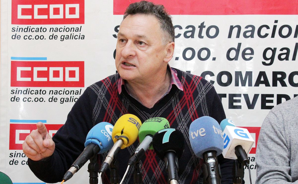 José Luis García Pedrosa, secretario de organización comarcal de CC.OO.